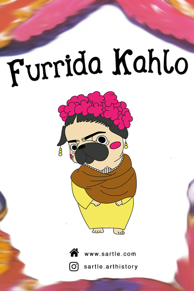 Furrida Kahlo Pin